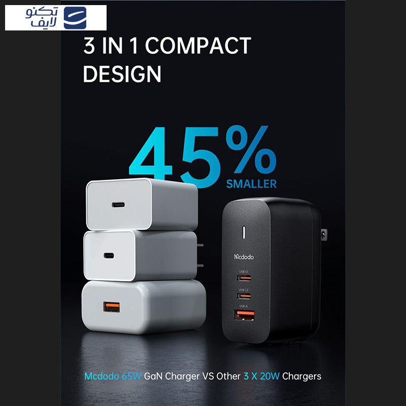 آداپتور شارژر مک دودو مدل CH-8442