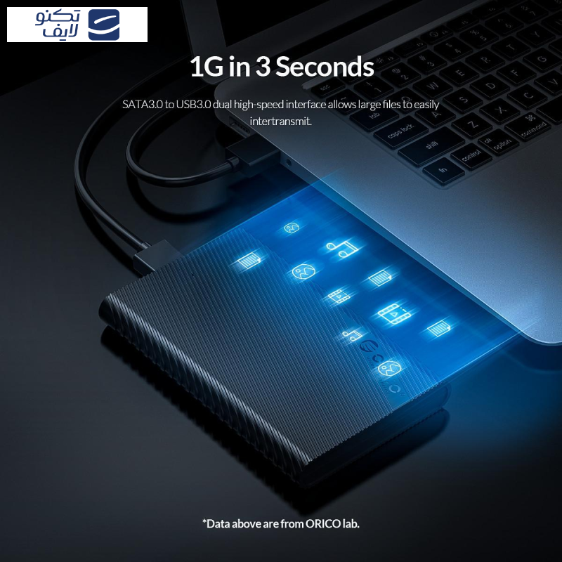 قاب هارد اکسترنال 2.5 اینچی اوریکو مدل 2521U3