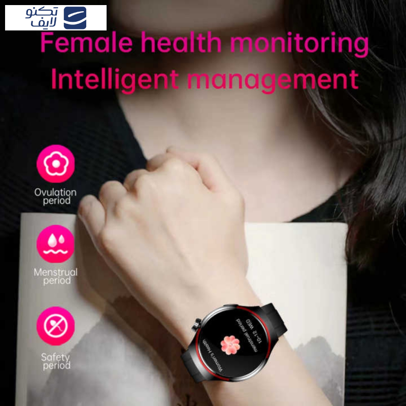 ساعت هوشمند 45 میلی متری ویسمی مدل WS_X2 با بند سلیکون