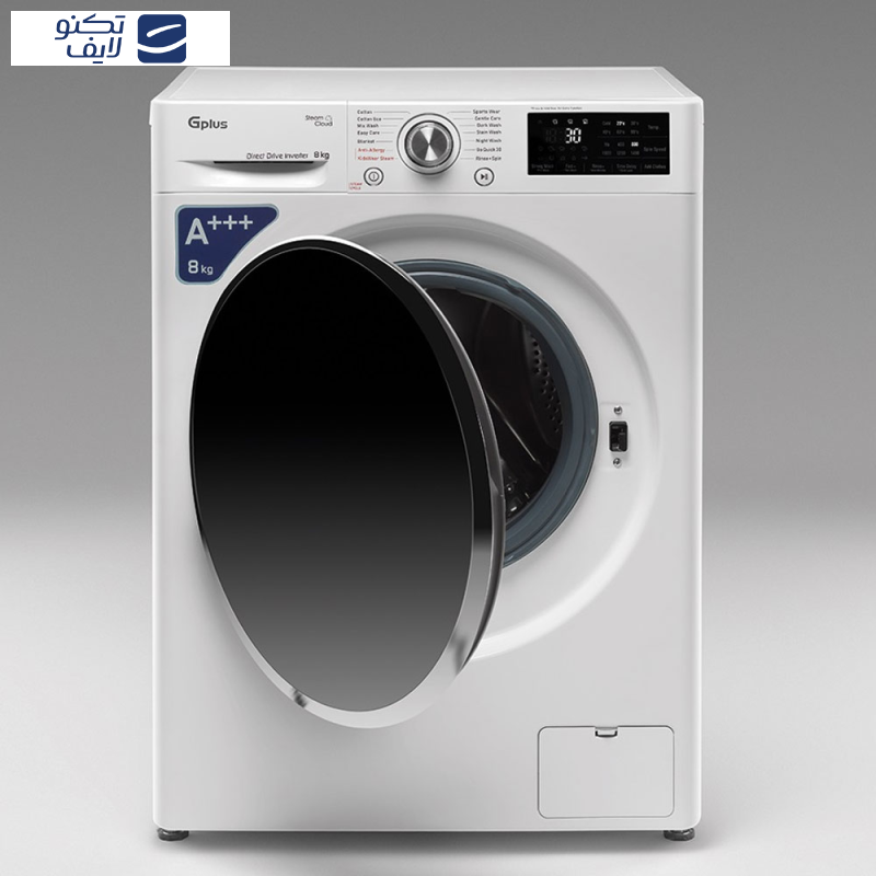 ماشین لباسشویی 8 کیلوگرم اتوماتیک جی پلاس مدل GWM-P88W