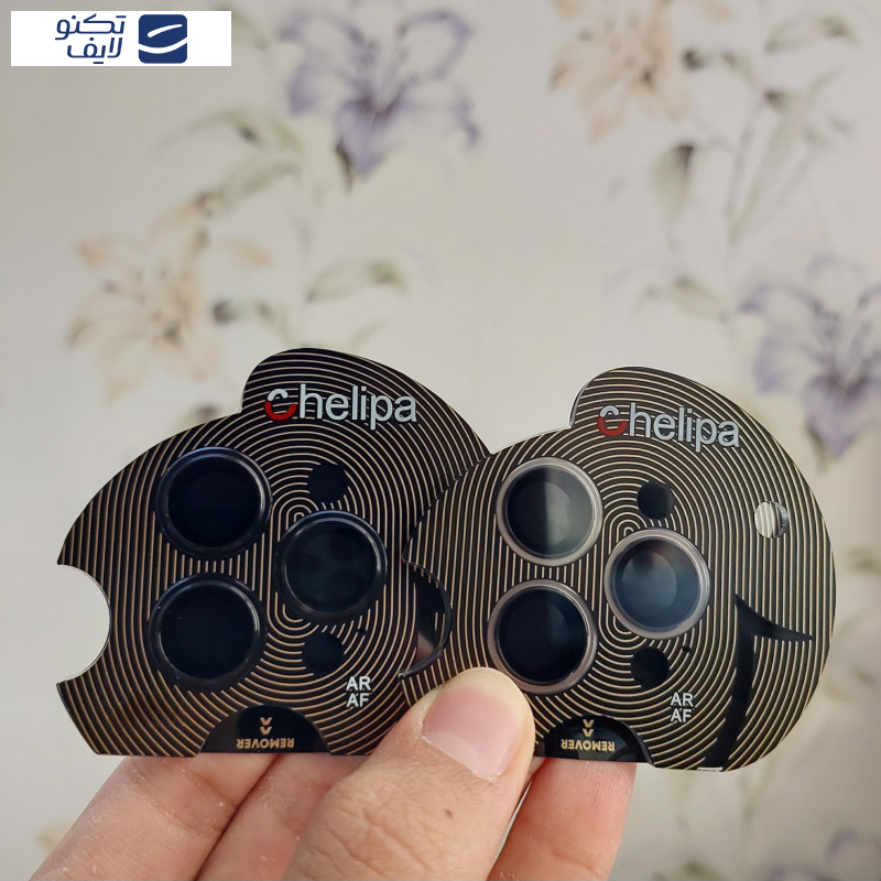 محافظ لنز دوربین چلیپا مدل Titanium مناسب برای گوشی موبایل اپل iPhone 16 Pro