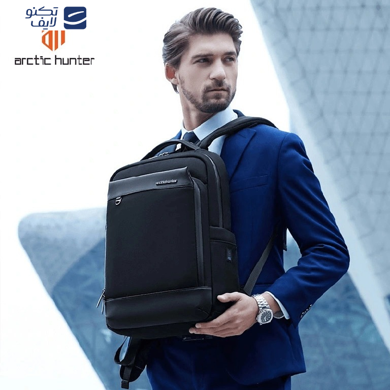 کوله پشتی لپ تاپ آرتیک هانتر مدل ARH00672 مناسب برای لپ تاپ 14.1 تا 15.6 اینچی