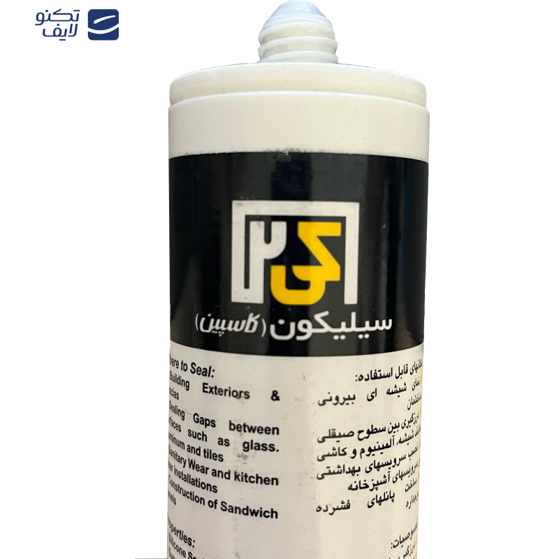 چسب سیلیکون کاسپین مدل K2 حجم 300 میلی لیتر