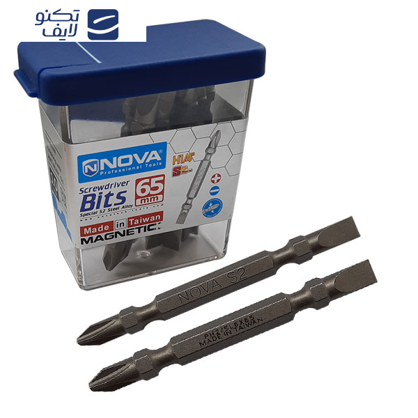 مجموعه 10 عددی سری پیچ گوشتی نووا مدل NTB-1106