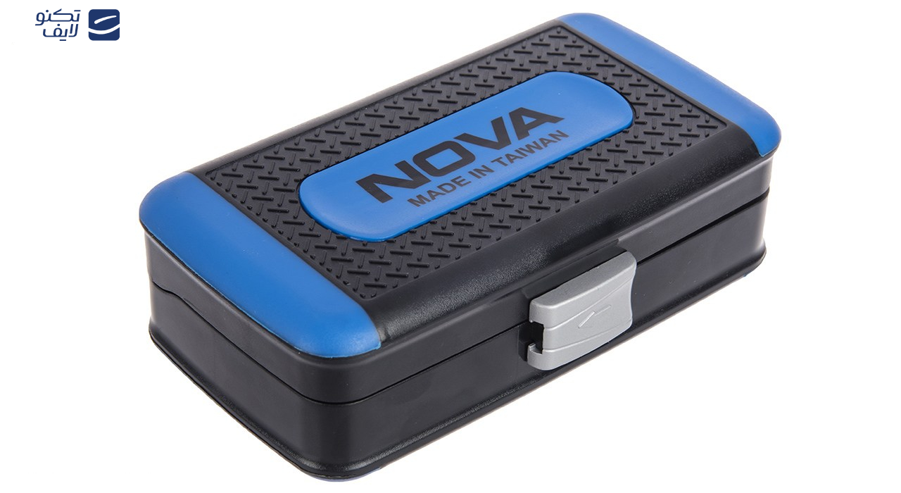 مجموعه 38 عددی سری بکس و پیچ گوشتی نووا مدل NTS7303