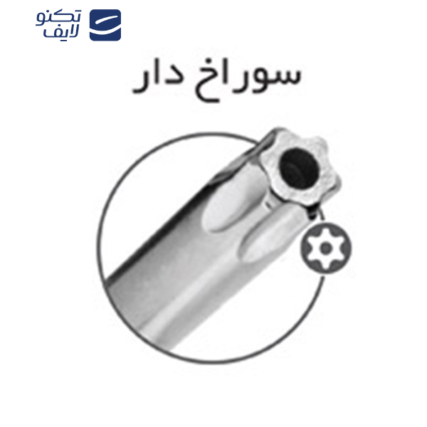 مجموعه 8 عددی آچار ستاره ای تاشو نووا مدل NTK 1140