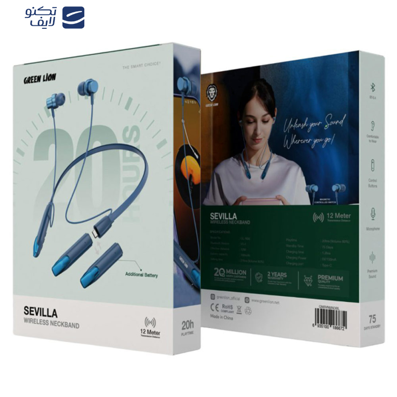هدفون بلوتوثی گرین لاین مدل Sevilla