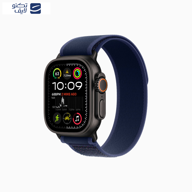 ساعت هوشمند اپل مدل Ultra 2 Black Titanium Case Trail Loop 49mm
