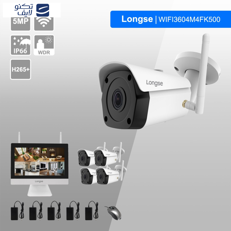 سیستم امنیتی لانگسی مدل WIFI3604M4FK500