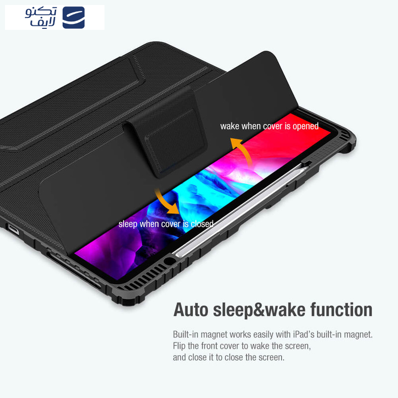 کیف کلاسوری نیلکین مدل Camshield Bumper مناسب برای تبلت اپل  (2022 / 2021 / 2020) iPad Air13(2025) / iPad Air13(2024) /iPad 12.9 