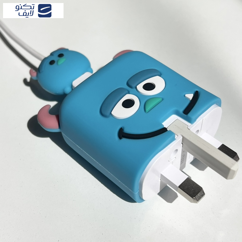 محافظ کابل طرح سالیوان به همراه محافظ شارژر دیواری مجموعه 4 عددی