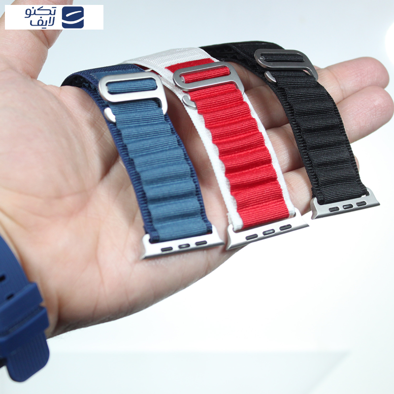 بند مدل Alpine Loop کد HDR مناسب برای اپل واچ سری 1/2/3/4/5/6/7/8/SE سایز 38/40/41 میلی متری