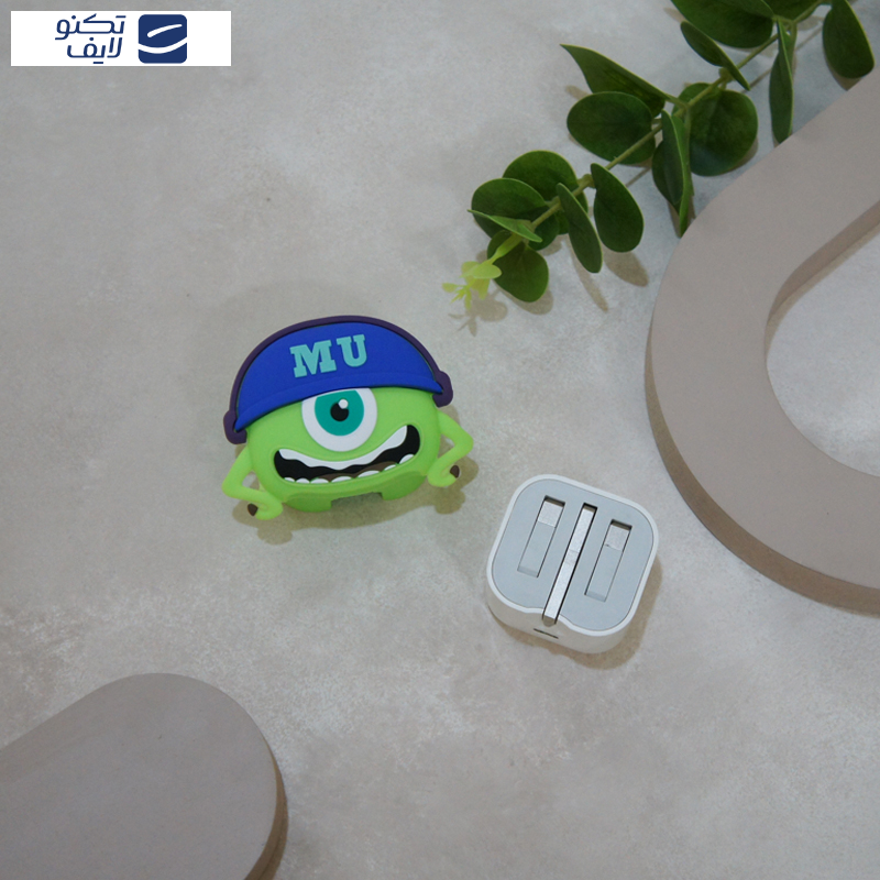 محافظ کابل وال کیس طرح مایک به همراه محافظ شارژر دیواری مجموعه 4 عددی