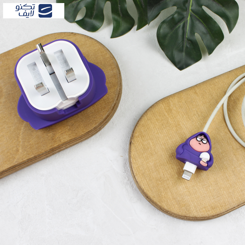 محافظ کابل و شارژر وال کیس طرح پاتریک مناسب برای شارژر 20W اپل