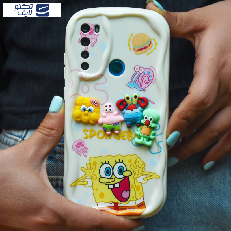 کاور سانیوان مدل باب اسفنجی مناسب برای گوشی موبایل سامسونگ Galaxy S23 FE