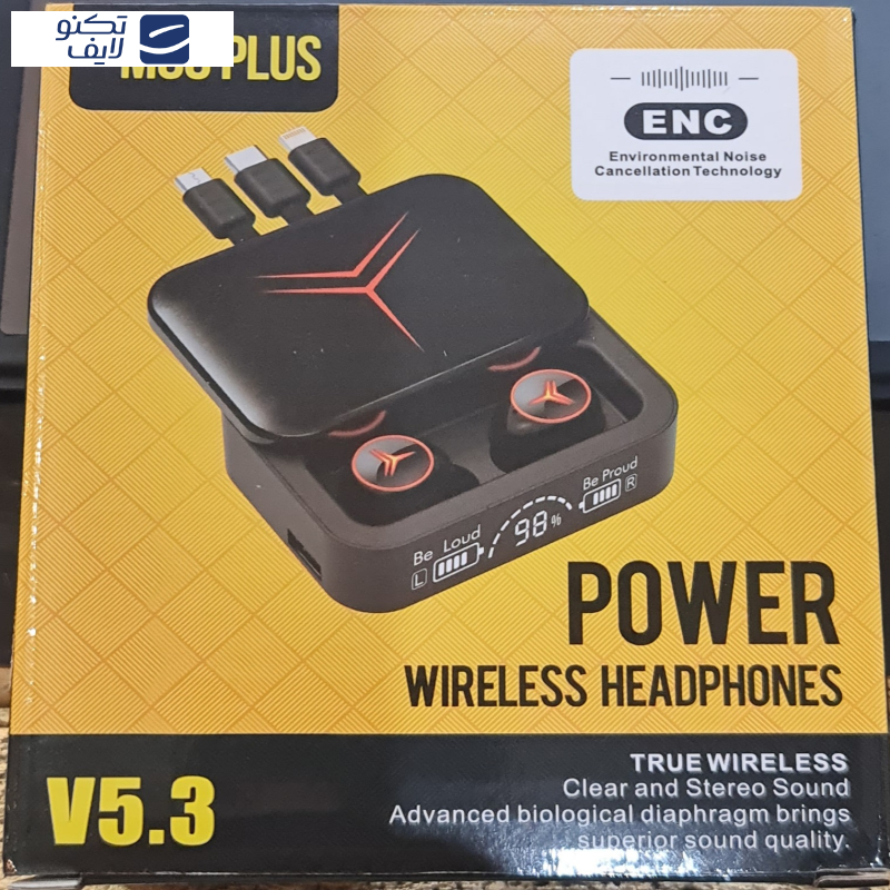 هدست بلوتوثی مدل m88 plus v5.3 enc