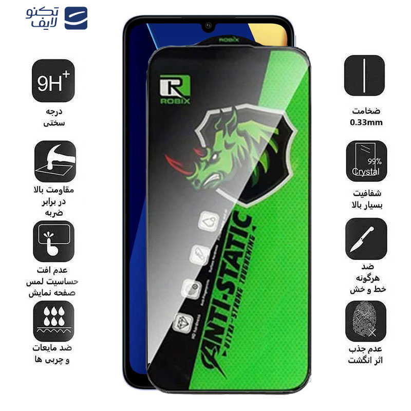 محافظ صفحه نمایش اپیکوی مدل Rhino Robix مناسب برای گوشی موبایل شیائومی Redmi 13C/Poco C65
