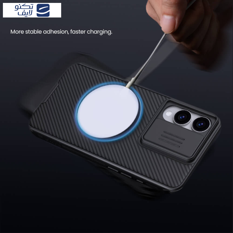 کاور نیلکین مدل CamShield Pro Magnetic مناسب برای گوشی موبایل سامسونگ Galaxy S25 Edge