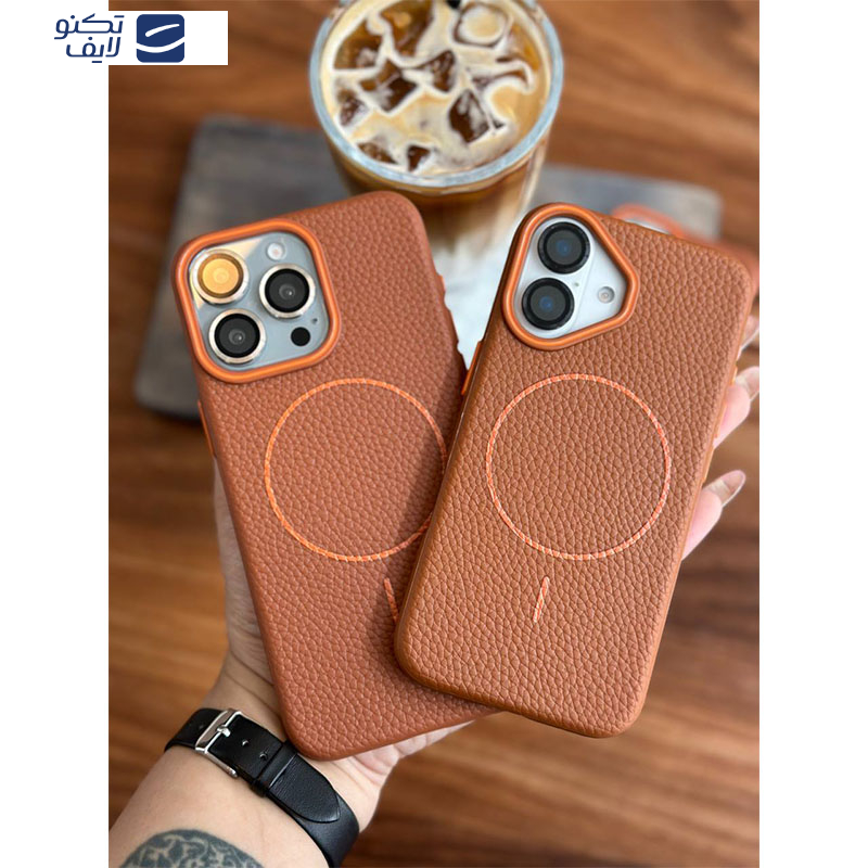 کاور اپیکوی مدل Leather Magnetic مناسب برای گوشی موبایل اپل iPhone 16 Pro Max 