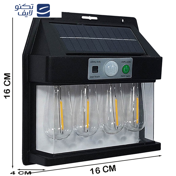 چراغ پارکی خورشیدی سولونیکس مدل YX-777