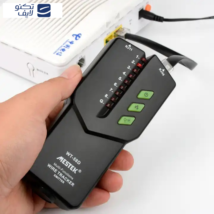 تستر کابل شبکه و ردیاب ولتاژ مستک مدل WT-58D