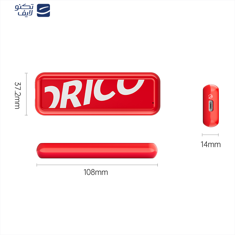 باکس M.2 NVMe SSD اوریکو مدل CPM2C3-G2
