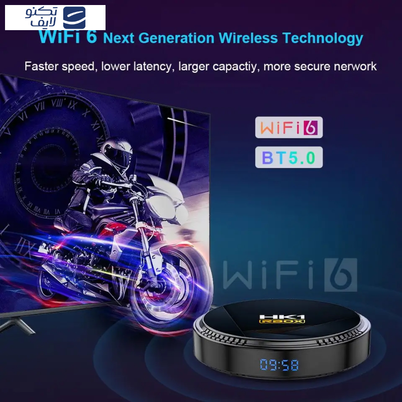 اندروید باکس اچکا 1 مدل RBOX H8 حافظه 128گیگ