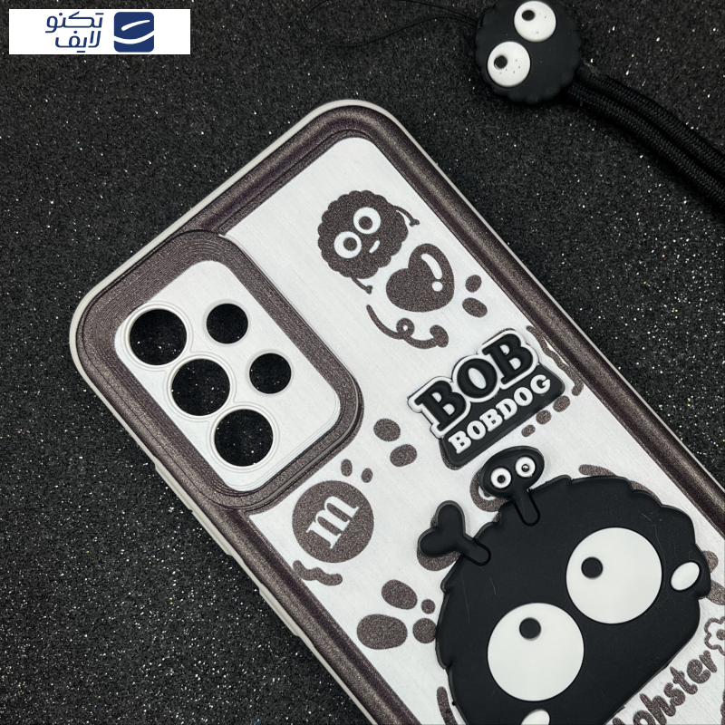 کاور قاب میلیونی مدل BOBDOGS-MW مناسب برای گوشی موبایل سامسونگ Galaxy A32 به همراه بند آویز