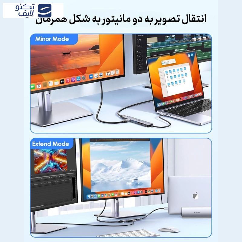هاب 7 پورت USB-C لنشن مدل Ce45