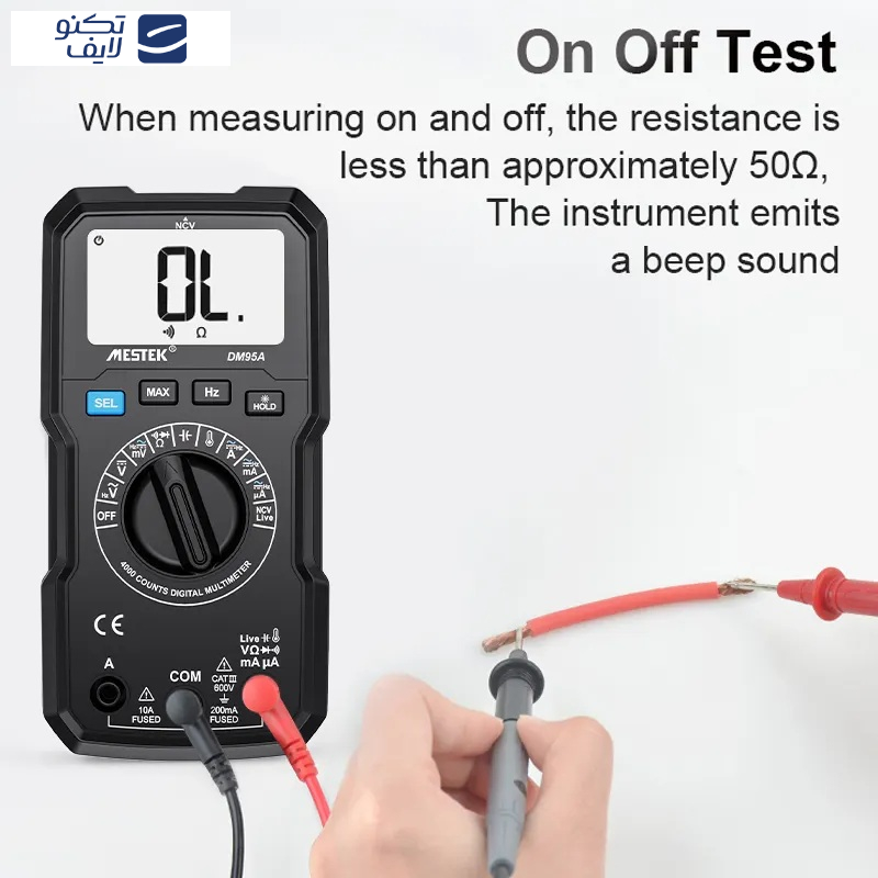 مولتی متر دیجیتال مستک مدل DM95A