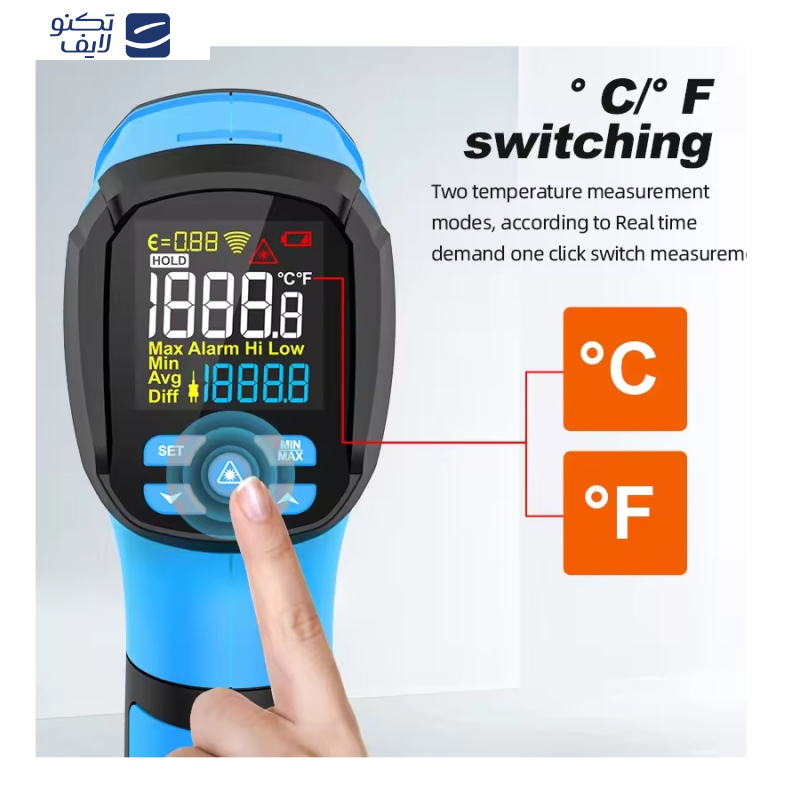ترمومتر لیزری مستک مدل IR05