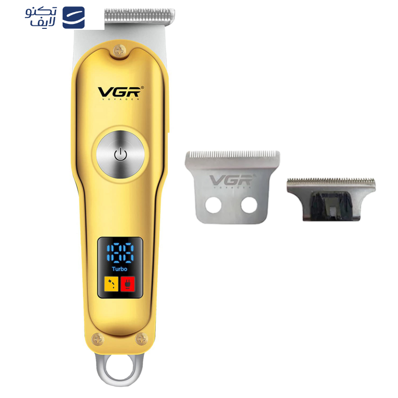 ماشین اصلاح موی سر و صورت وی جی ار مدل 290 به همراه تیغه یدک بسته 2 عددی