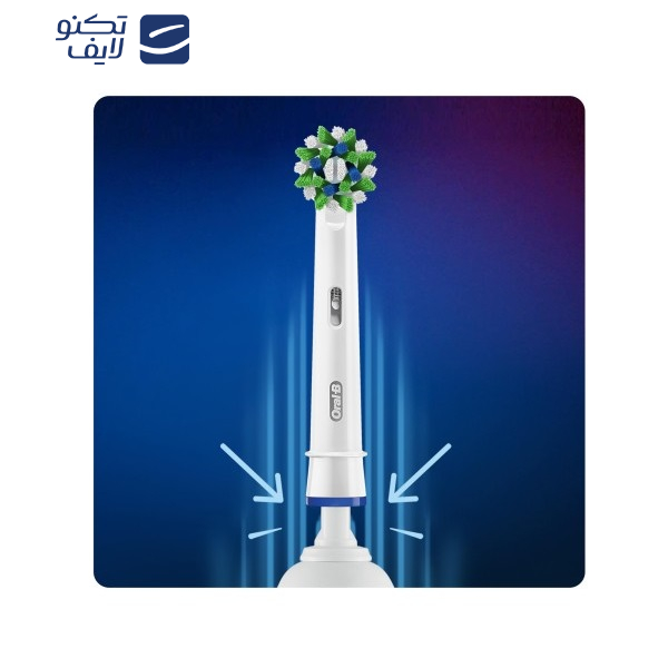 سری یدک مسواک برقی اورال-بی مدل Cross Action Clean Maximiser بسته 4 عددی