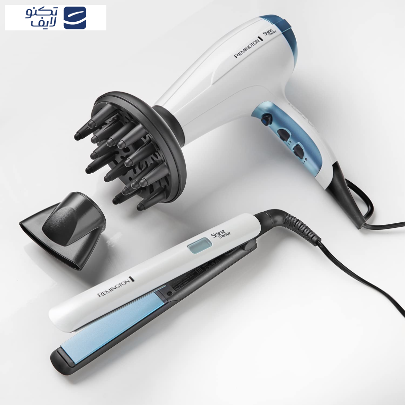 اتو مو و سشوار  رمینگتون مدل Shine Therapy S8500GP 