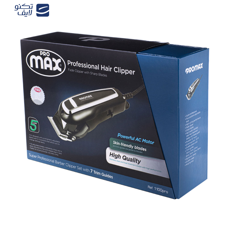 ماشین اصلاح موی سر و صورت پرومکس مدل 1100PRO
