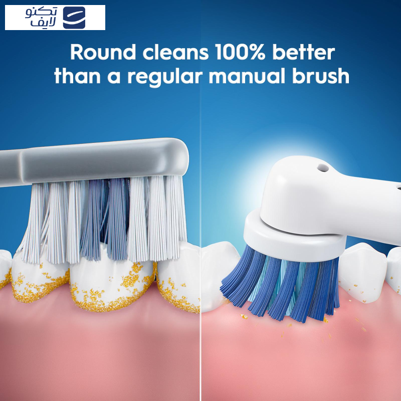 سری یدک مسواک برقی اورال-بی مدل Sensitive Clean بسته 4 عددی