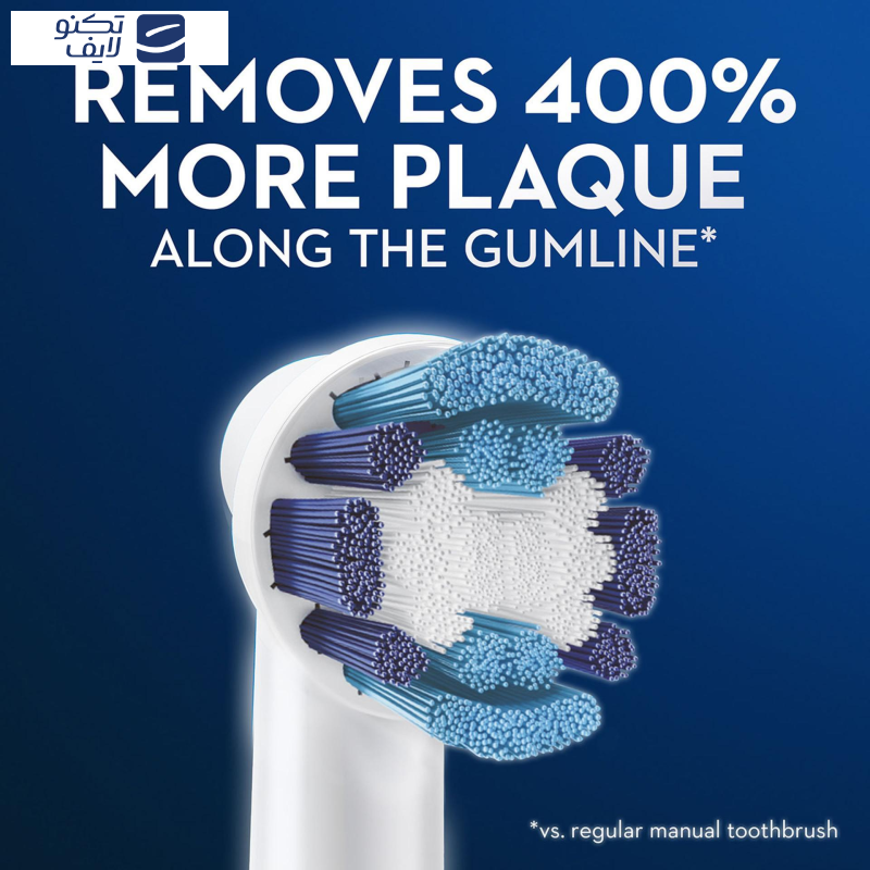 سری مسواک برقی اورال بی مدل Oral-B Precision Clean بسته 2 عددی