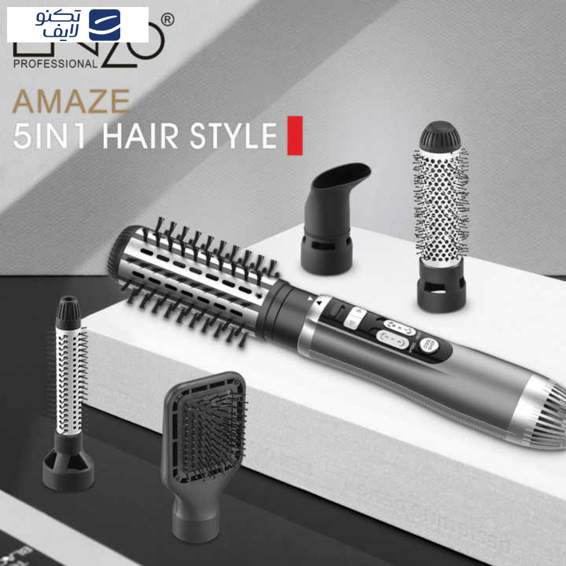 سشوار برس دار چرخشی انزو پروفیشینال مدل 749