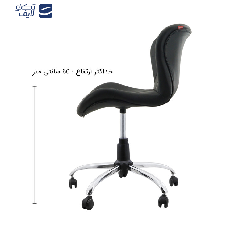 صندلی هوگر مدل چرخشی طرح چرمی