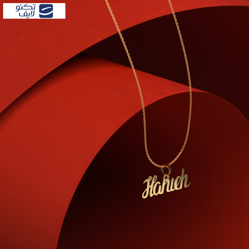 گردنبند طلا 18 عیار زنانه مدوپد مدل hanieh