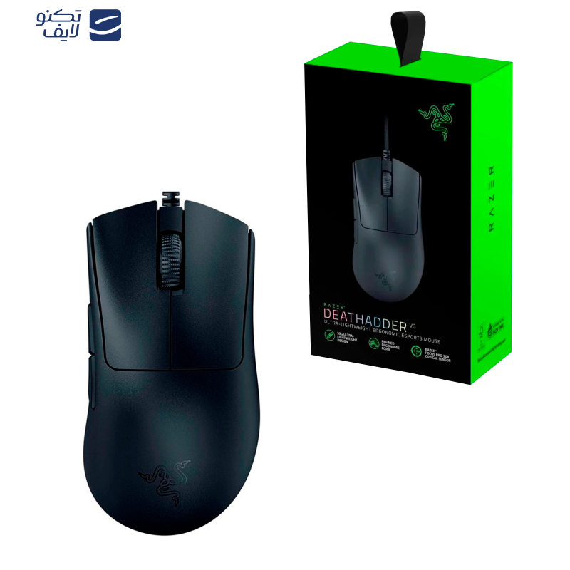  ماوس مخصوص بازی ریزر مدل DEATHADDER V3