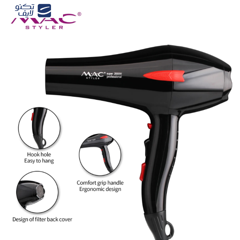 سشوار حرفه ای مک استایلر مدل mc-6619