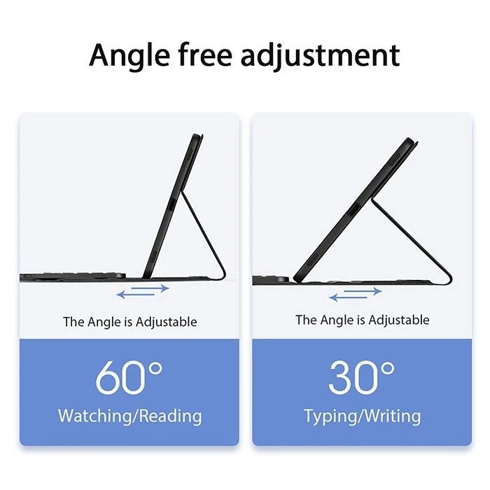 کیف کلاسوری کیبورد دار دوکس دوکیس مدل TK مناسب برای تبلت سامسونگ Galaxy Tab S10 Plus