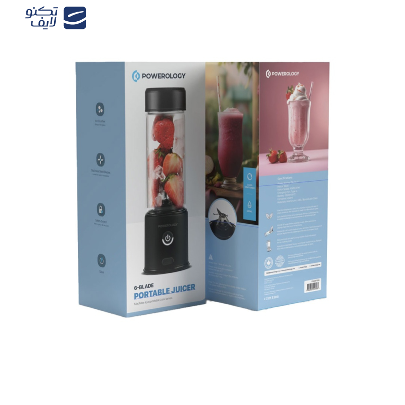 شیکر پاورولوجی مدل PN6BPJBK گنجایش 0.45 لیتر