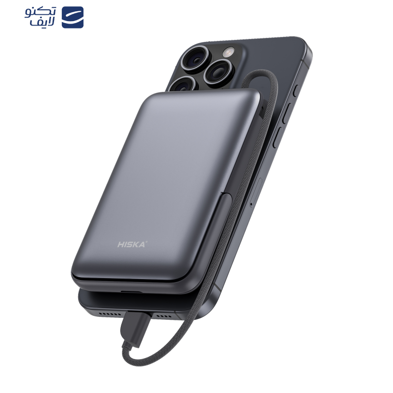 پاوربانک هیسکا مدل HP-133PD با ظرفیت 10000 میلی آمپر ساعت