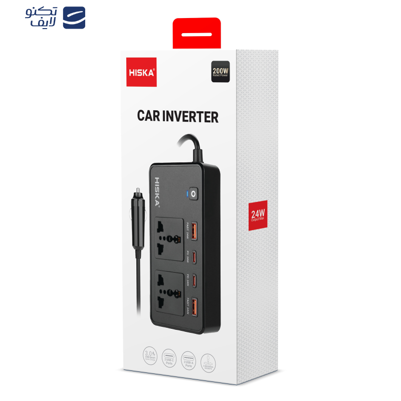 شارژرفندکی 200 وات هیسکا مدل CH-5519