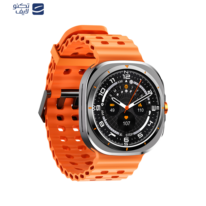 ساعت هوشمند هیسکا مدل GALACTIC با بند سیلیکونی