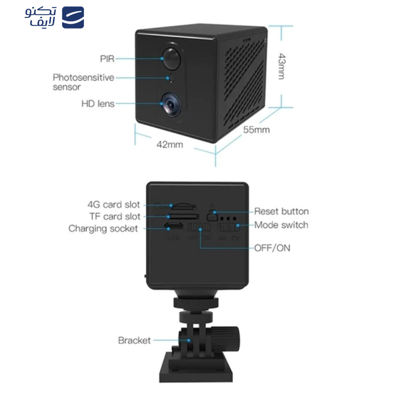 دوربین مداربسته تحت شبکه مدل T9G3T