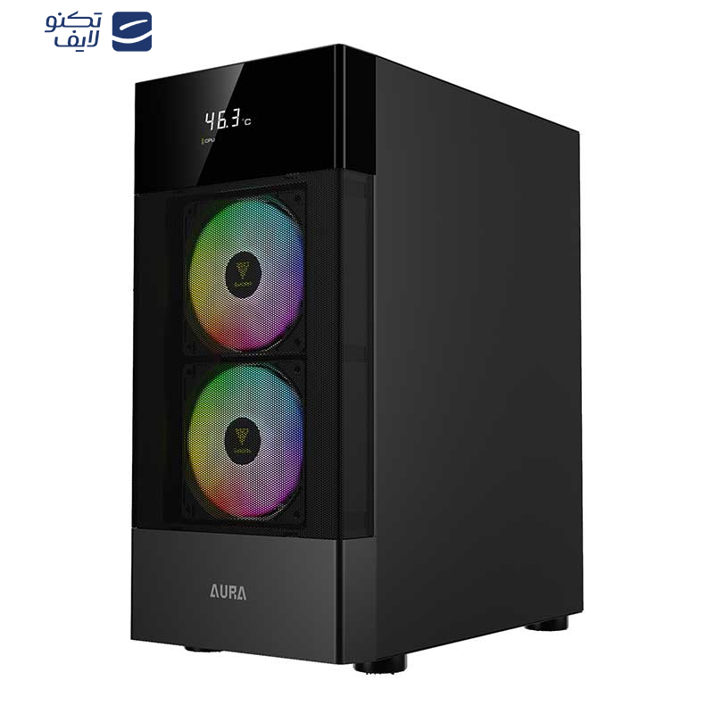 کیس کامپیوتر گیم دیاس مدل AURA GC5 ARGB کیس کامپیوتر گیم دیاس مدل AURA GC5 ARGB