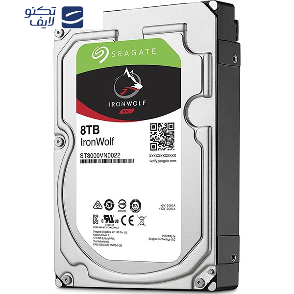 هارددیسک اینترنال سیگیت مدل IronWolf ST8000VN0022 ظرفیت 8 ترابایت